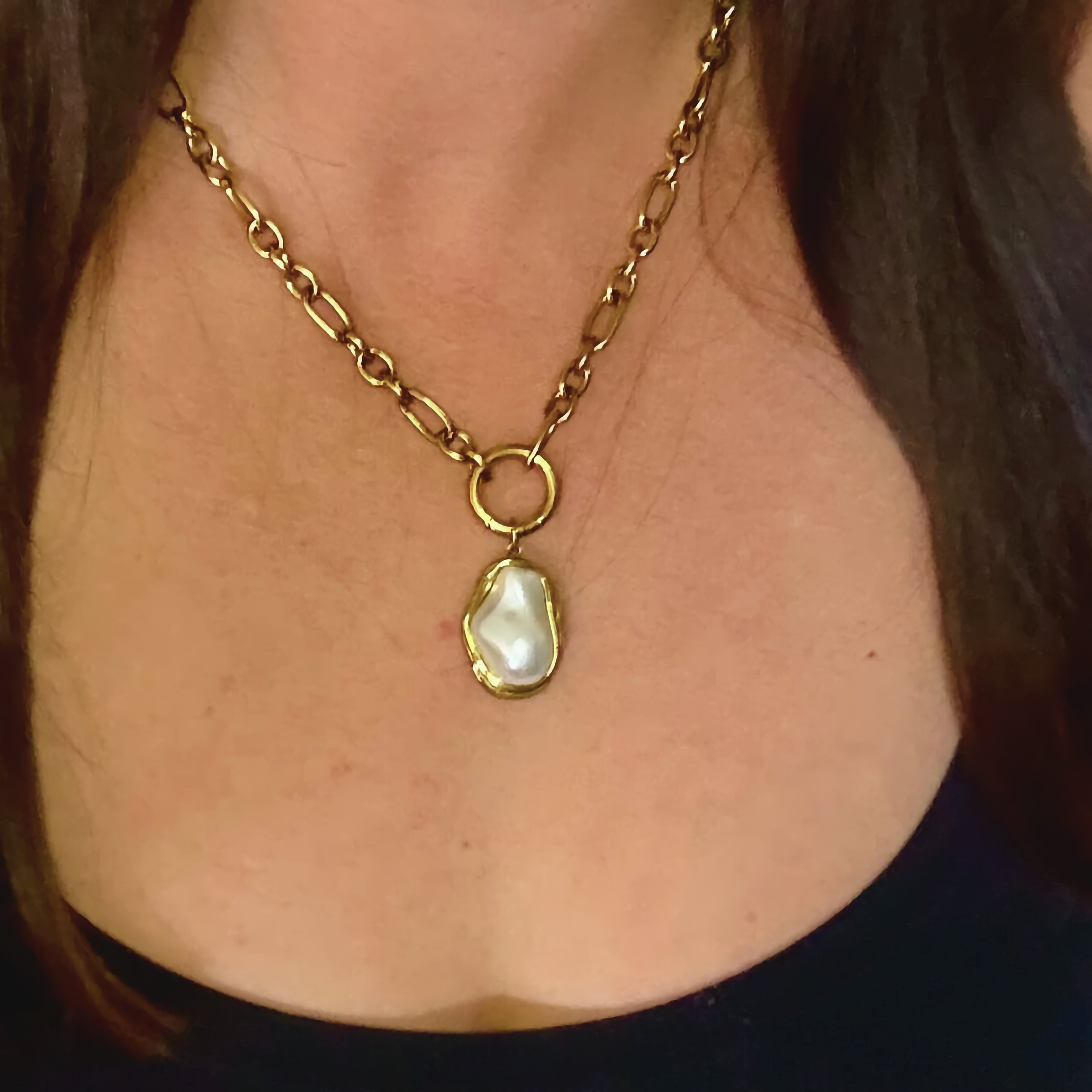 Shelby Pearl Charm Pendant