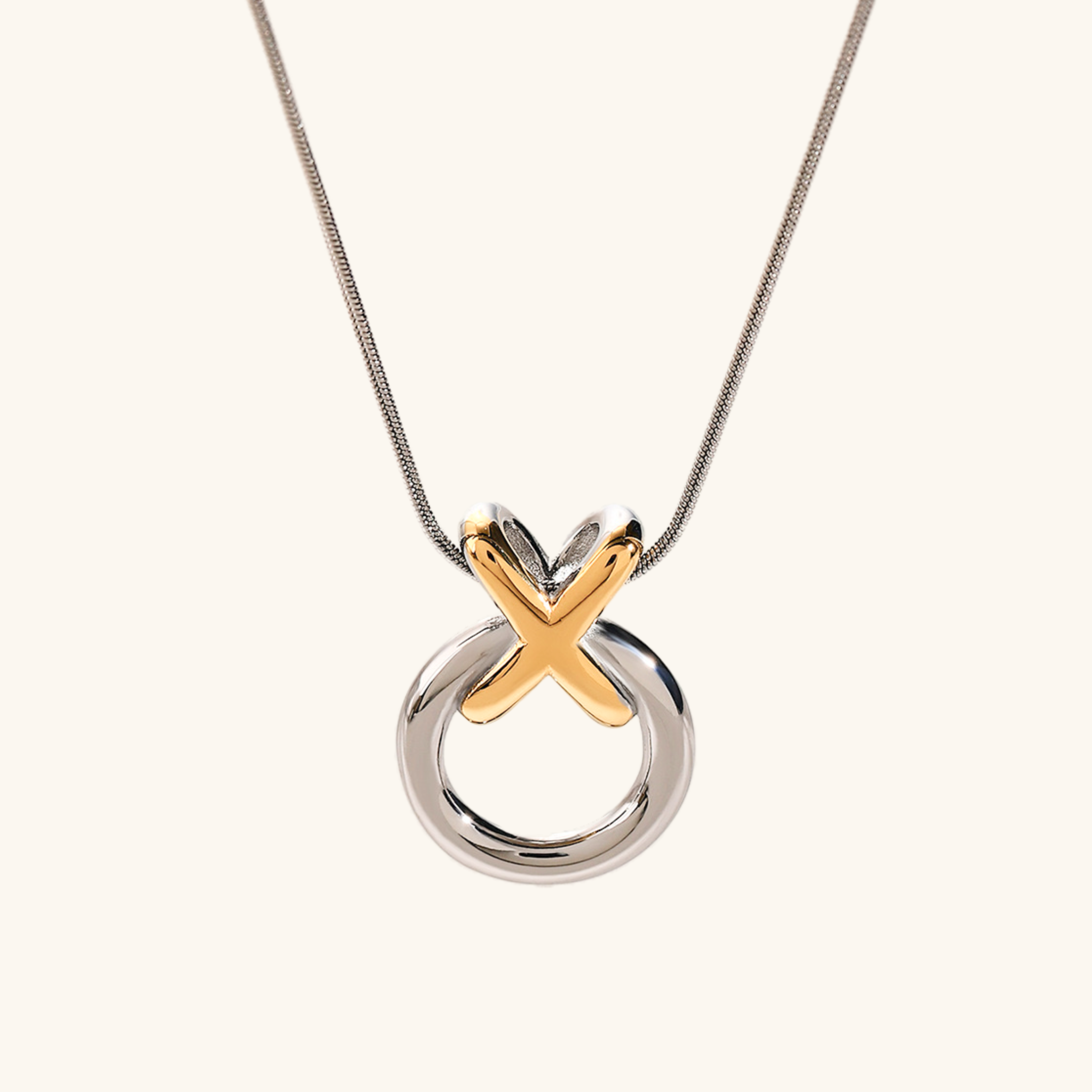 Mirabelle Knotted Ring Necklace