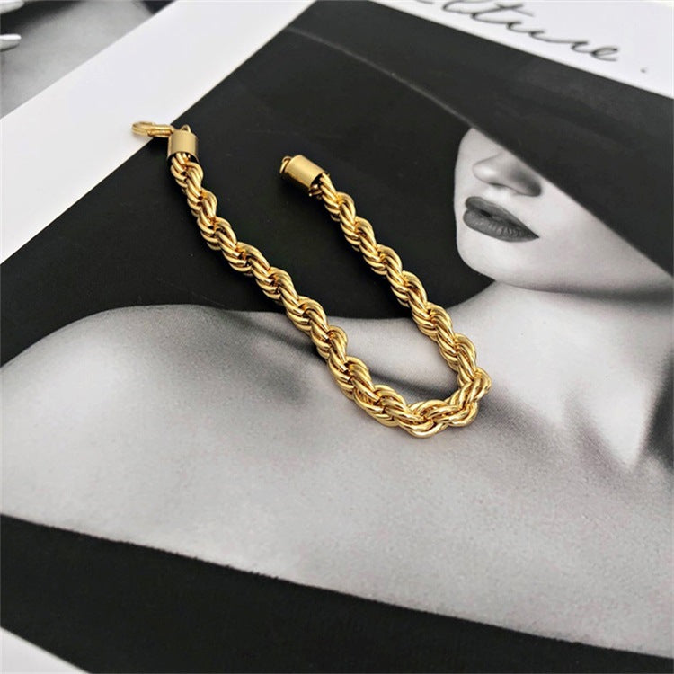Gigi Tau Gold Necklace Bracelet