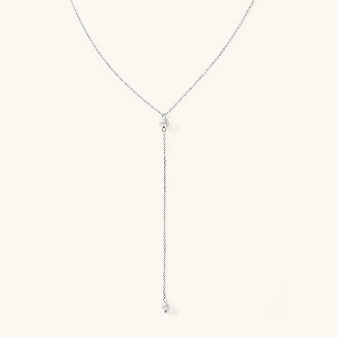 Beatrice Pearl and Tassel Necklace