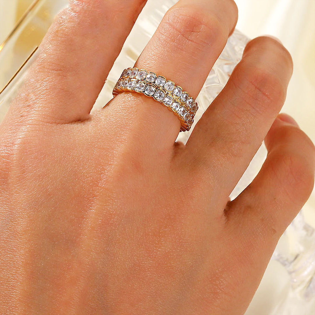 Cassandra Spiked Gold Ring