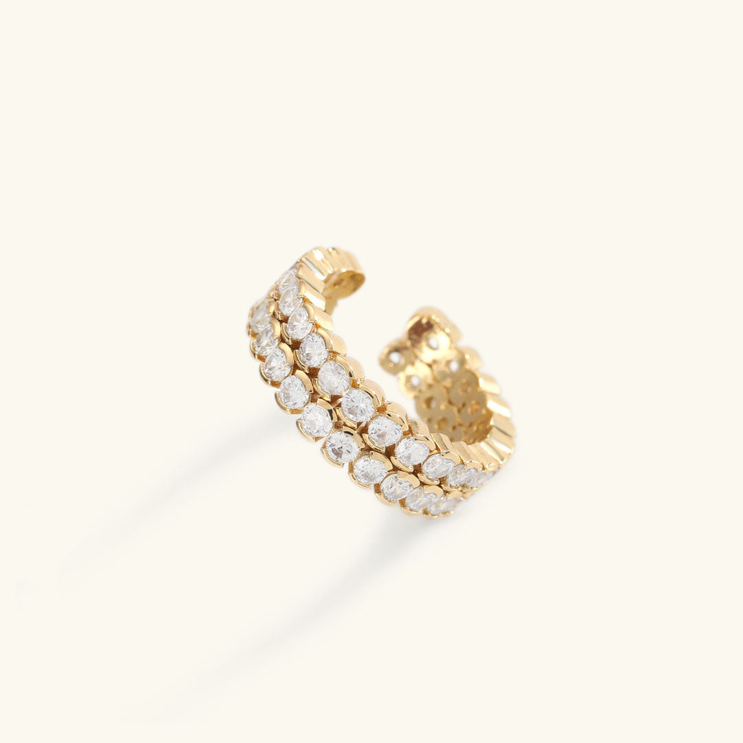 Cassandra Spiked Gold Ring