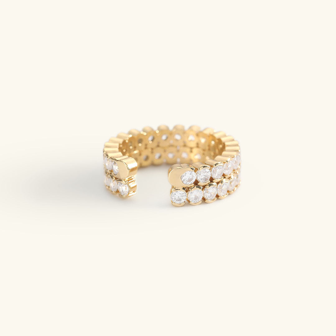 Cassandra Spiked Gold Ring