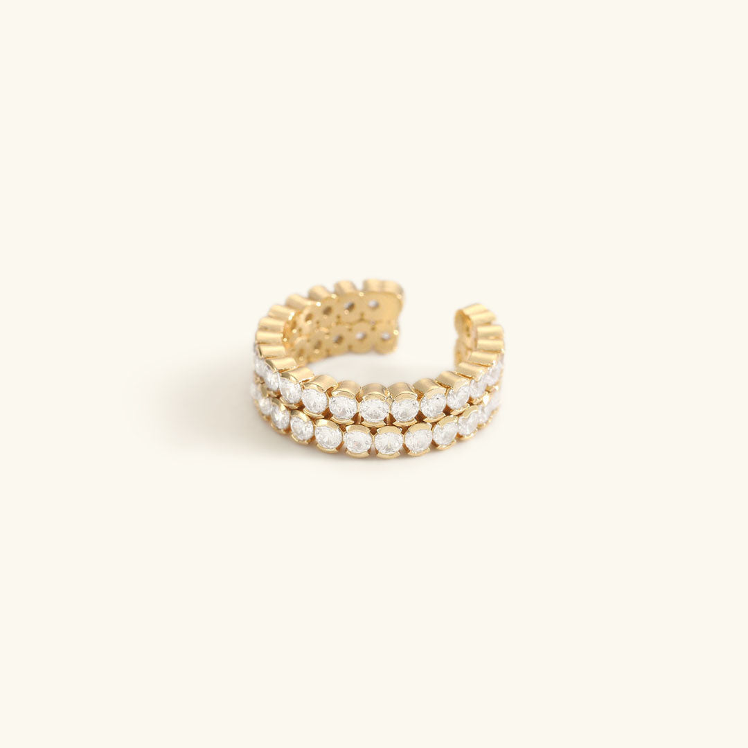 Cassandra Spiked Gold Ring