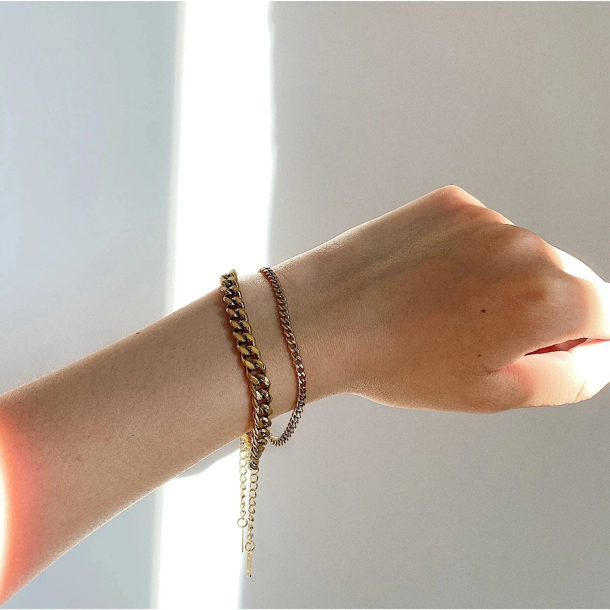 Jean Gullkjede Armbånd