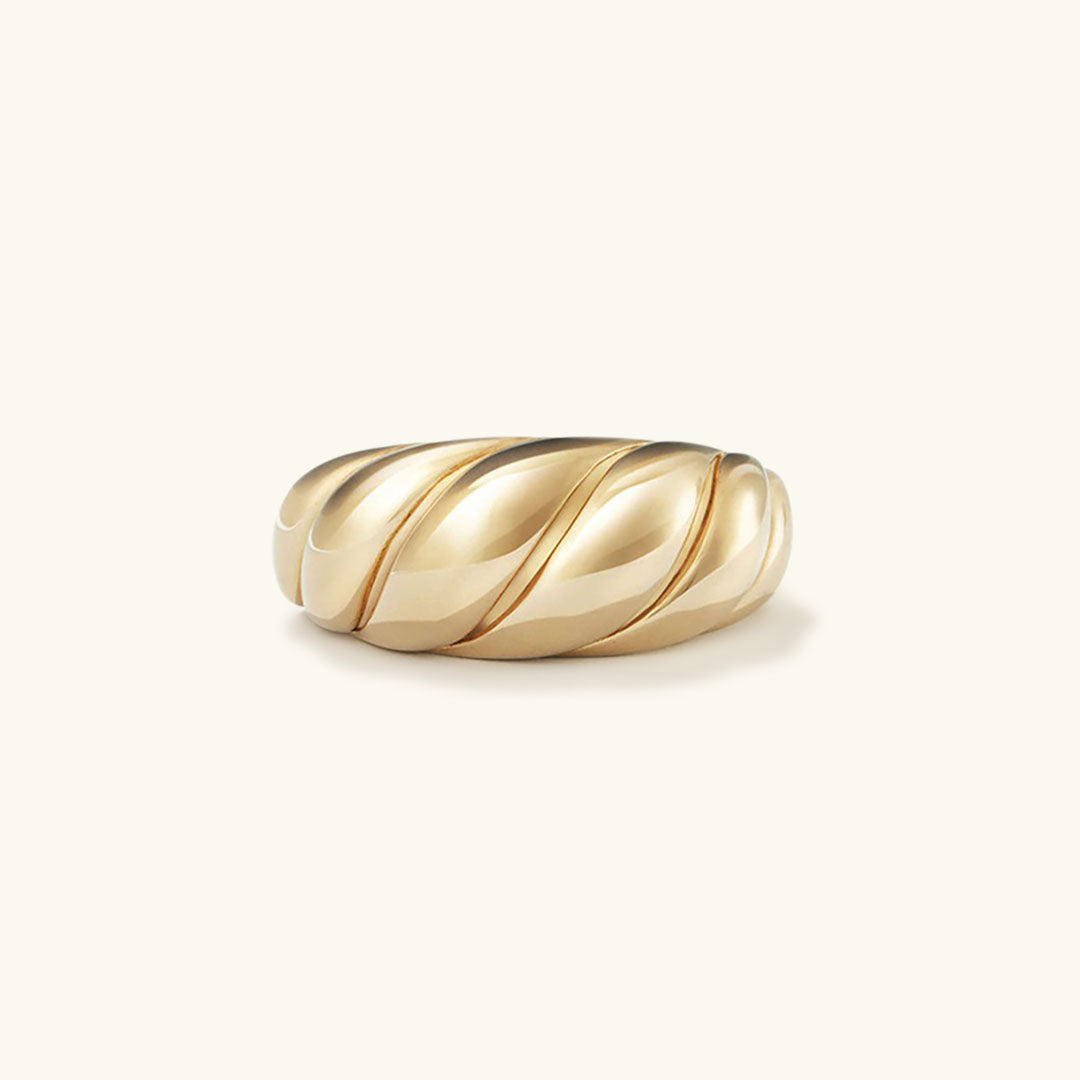 Lorelei Gull Croissant-Inspired Ring