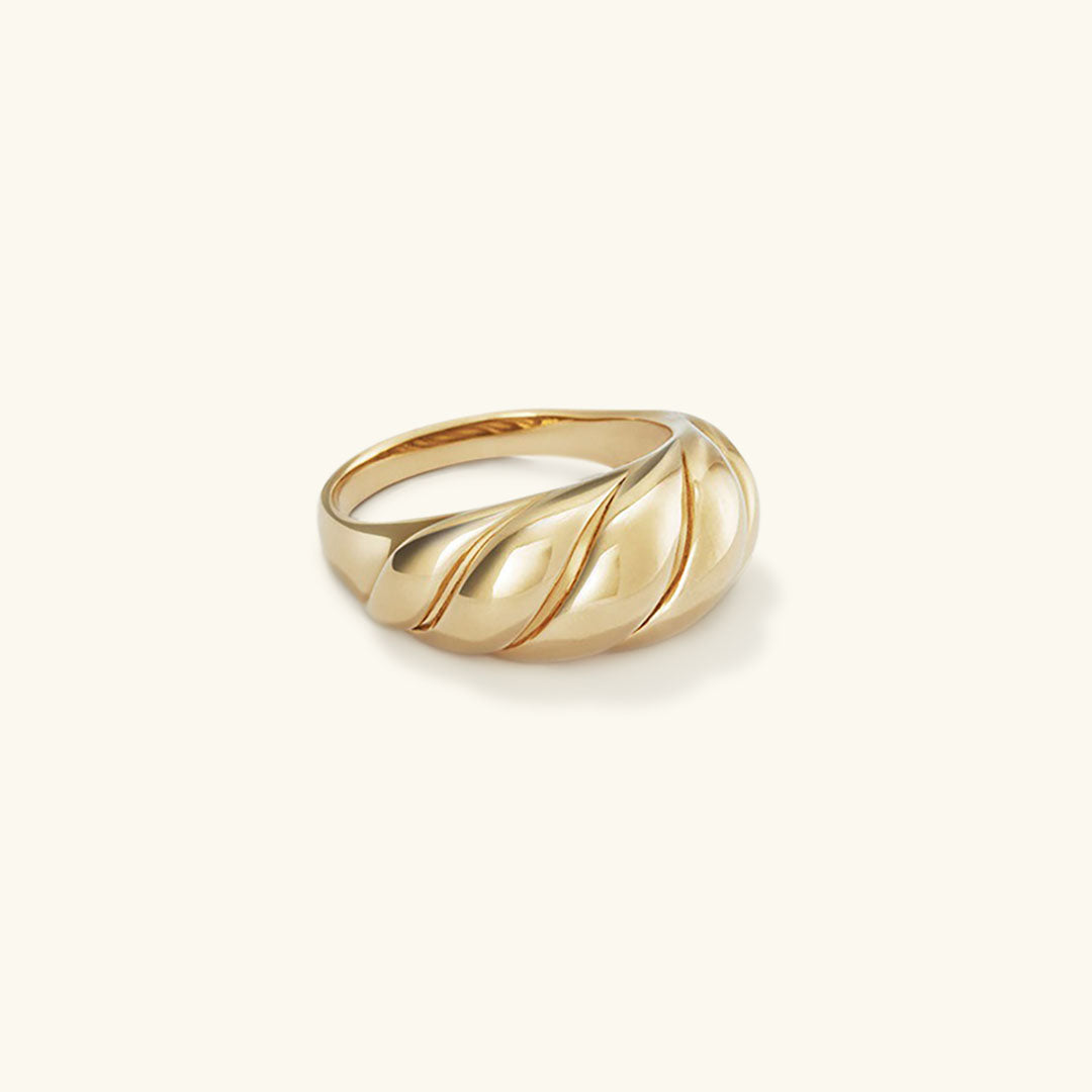 Lorelei Gull Croissant-Inspired Ring