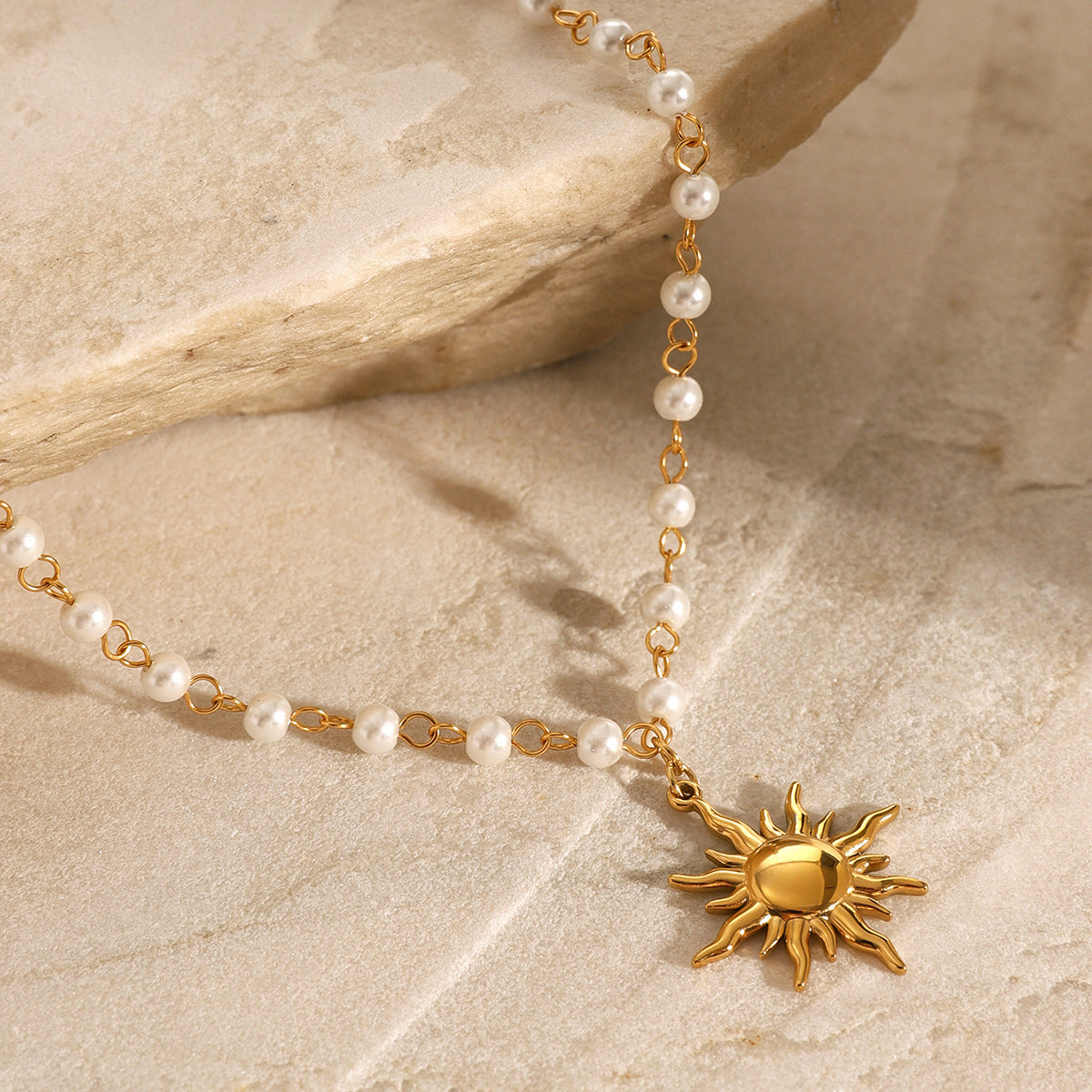 Apollo Sol Pearl Necklace