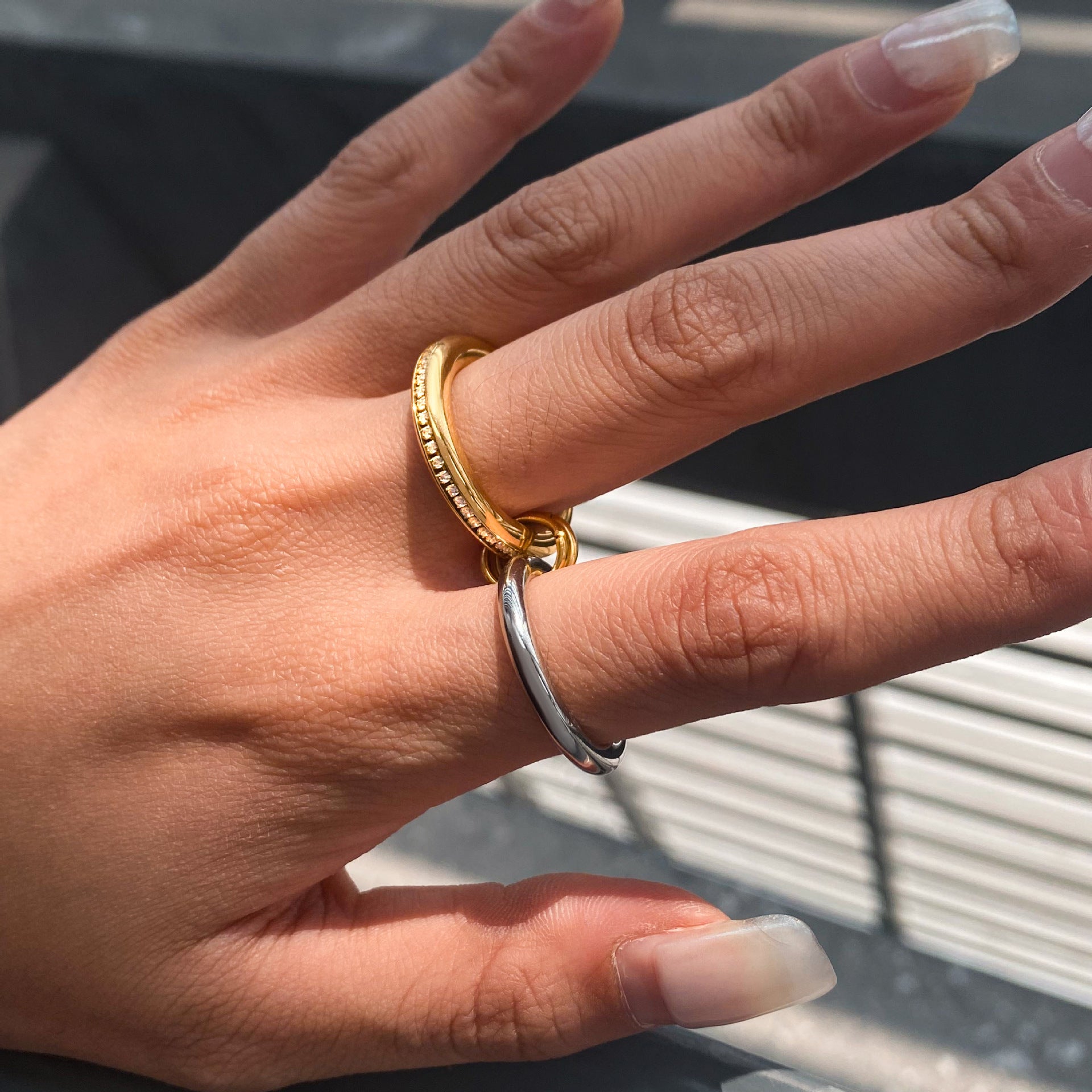 Claire To-Farget Stacking Ring