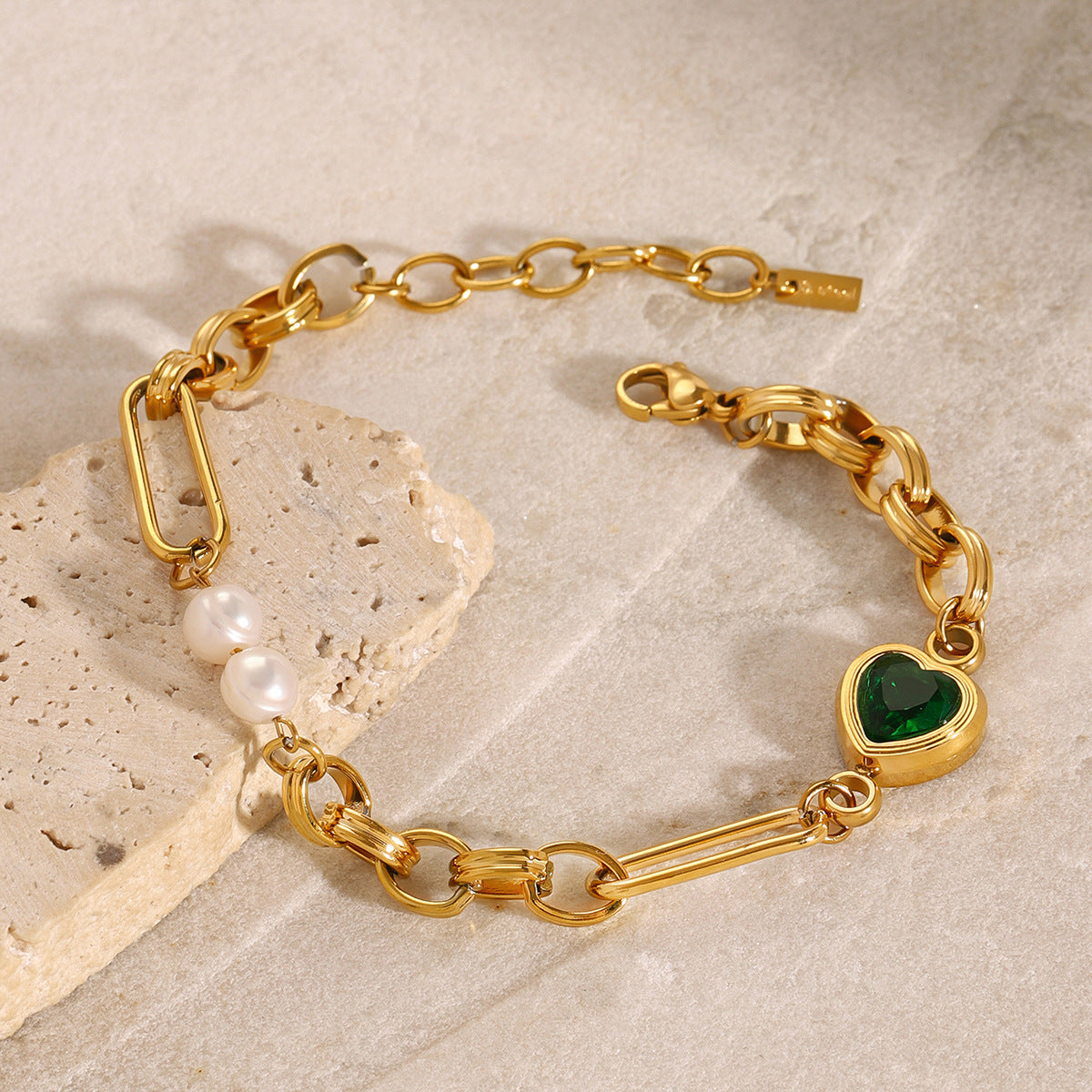Maddison Pearl Chain Bracelet