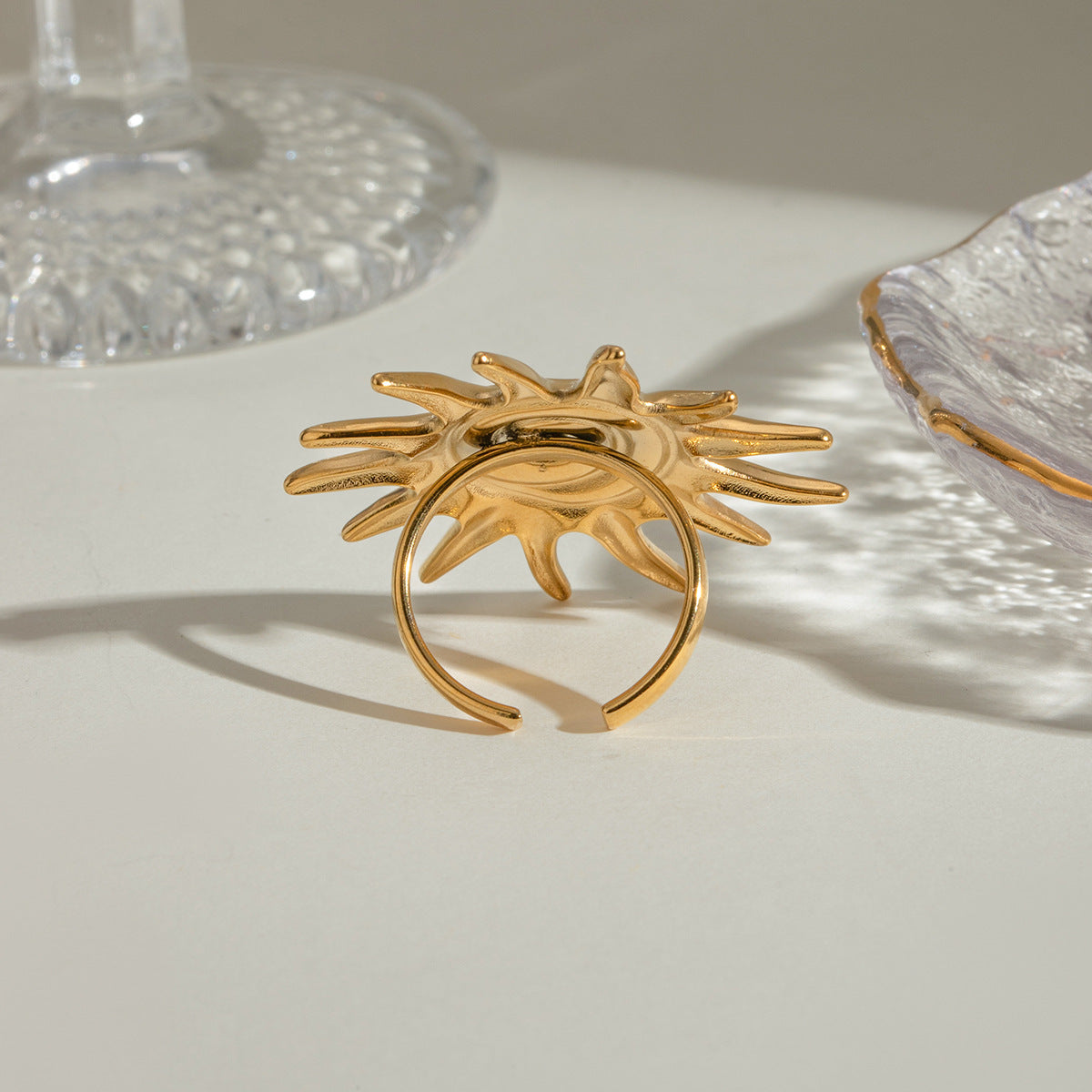 Golden Sun Solstice Ring