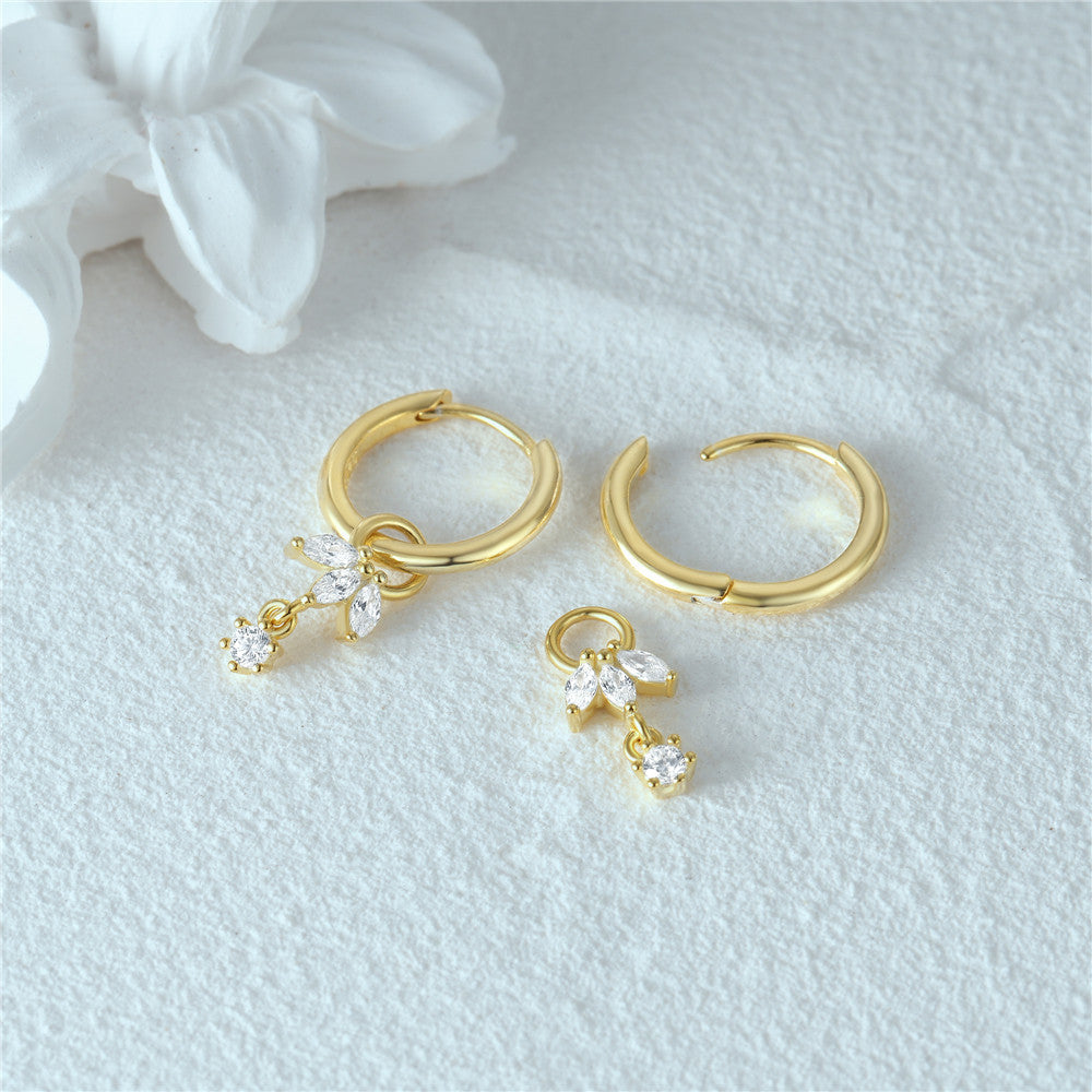 Brooke Elegante Avtakbare Øredobber