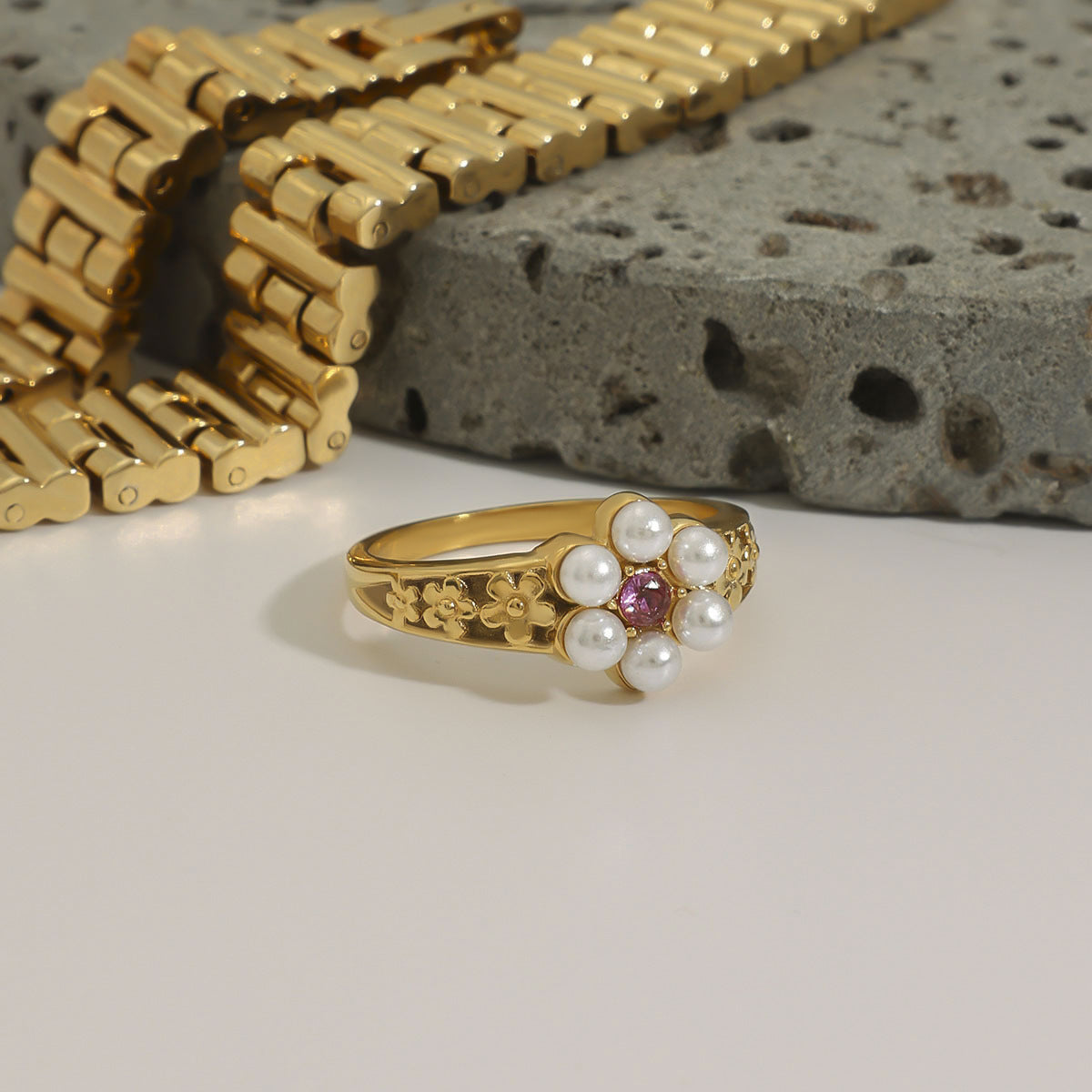 Thalia Freshwater Pearl Ring