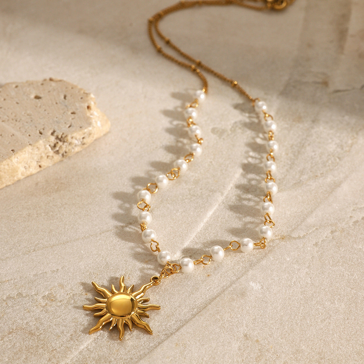 Apollo Sol Pearl Necklace