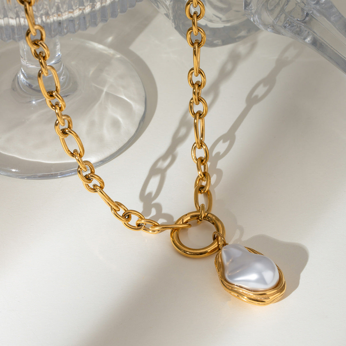 Shelby Pearl Charm Pendant