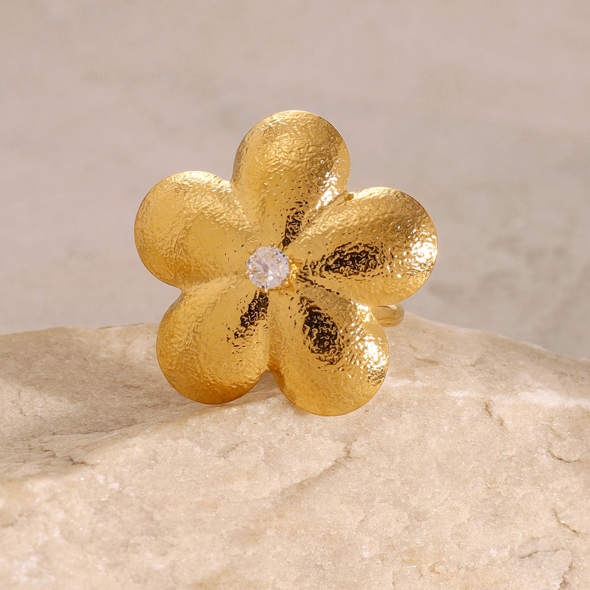 Floral Petal Ring by Gull