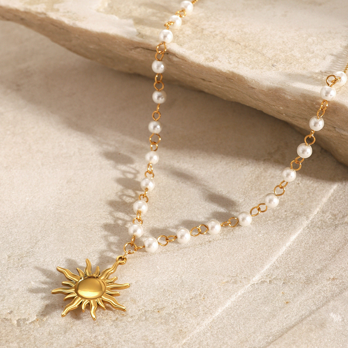 Apollo Sol Pearl Necklace
