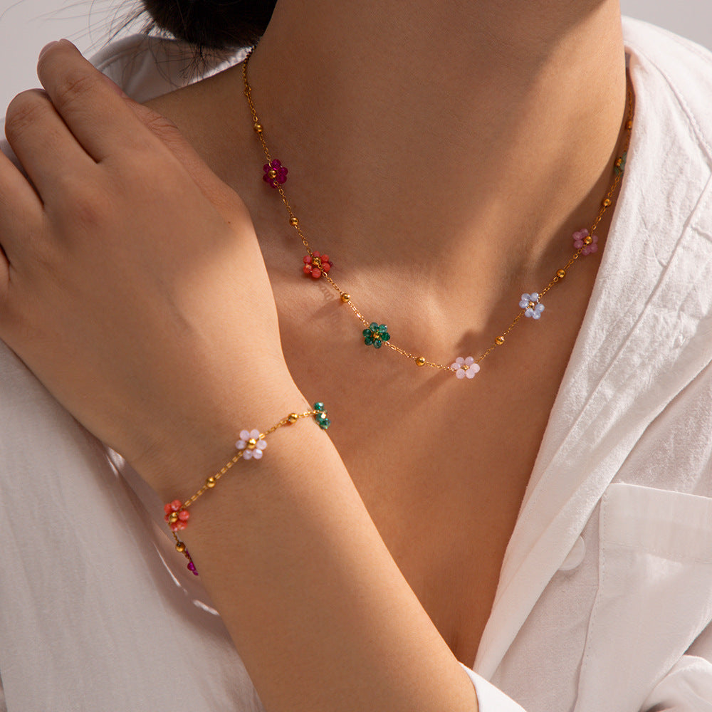 Azalea Floral Bracelet