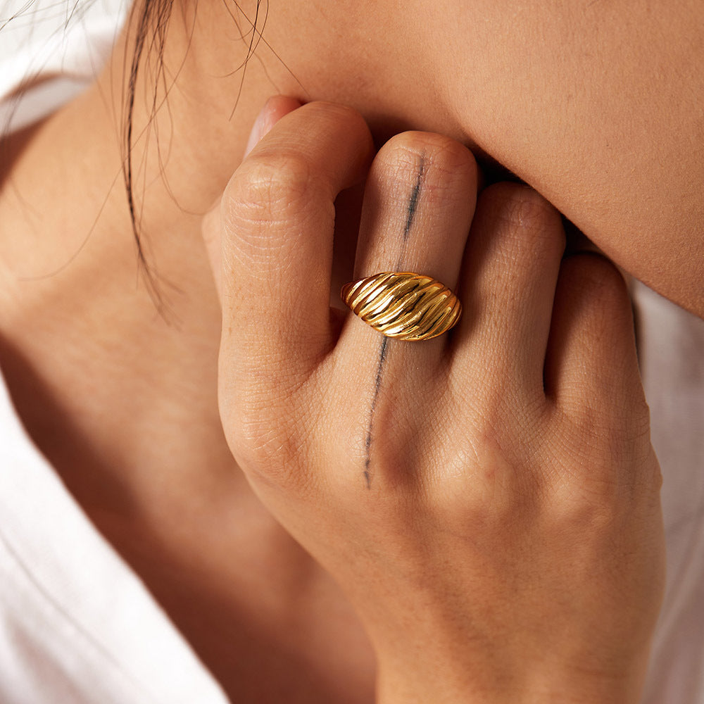 Mia Gull Croissant-Inspired Ring