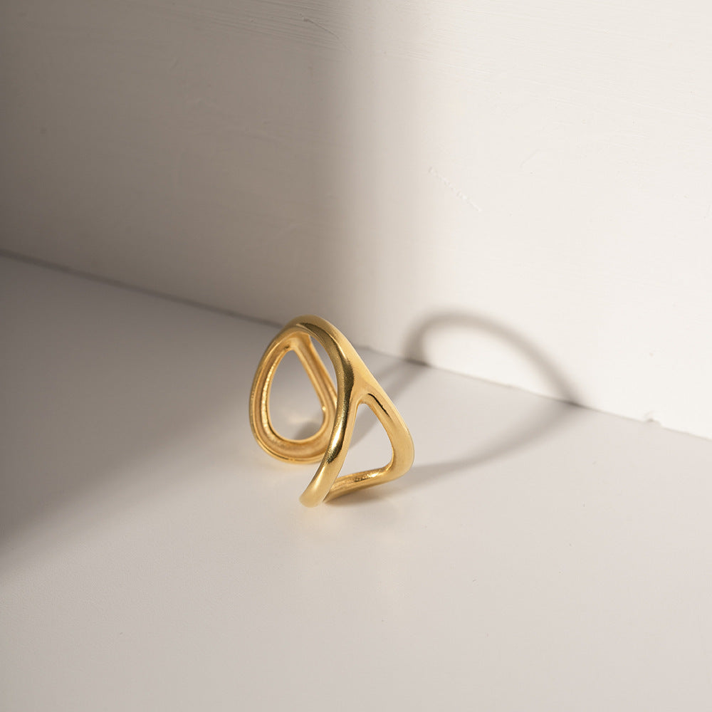 Twisted Band Ring by Jackie