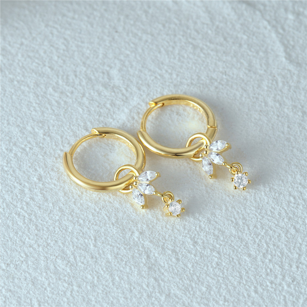 Brooke Elegante Avtakbare Øredobber