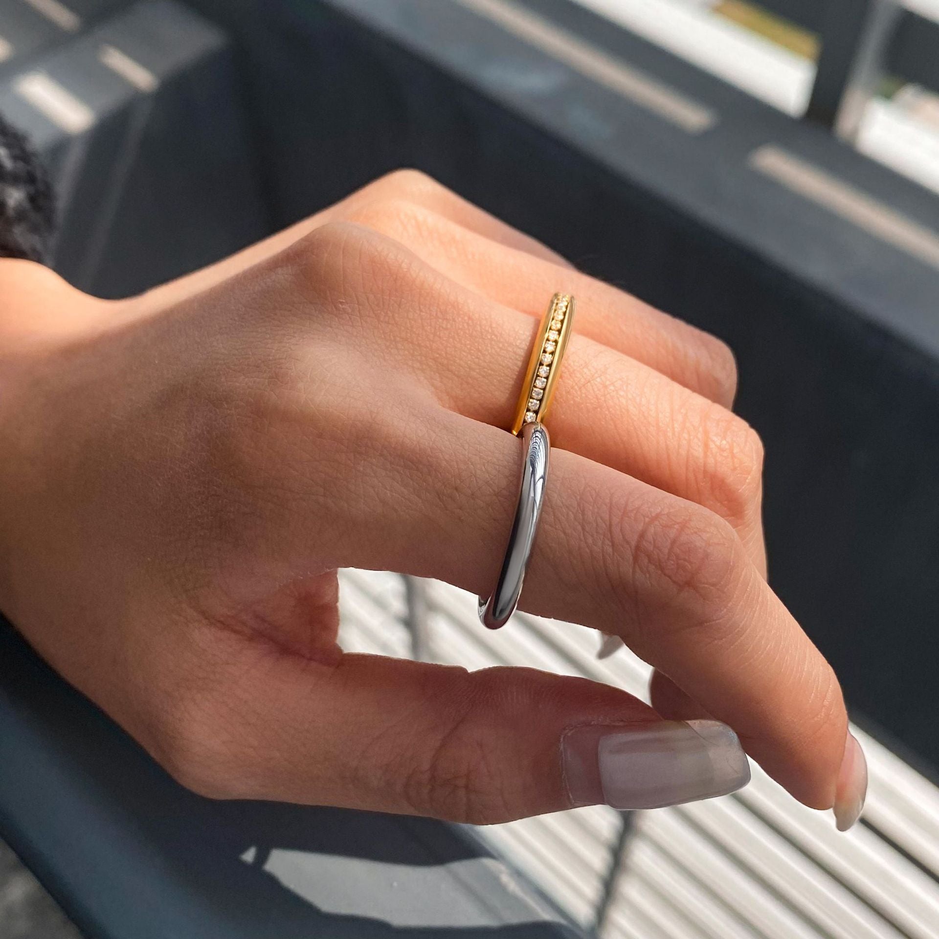 Claire To-Farget Stacking Ring