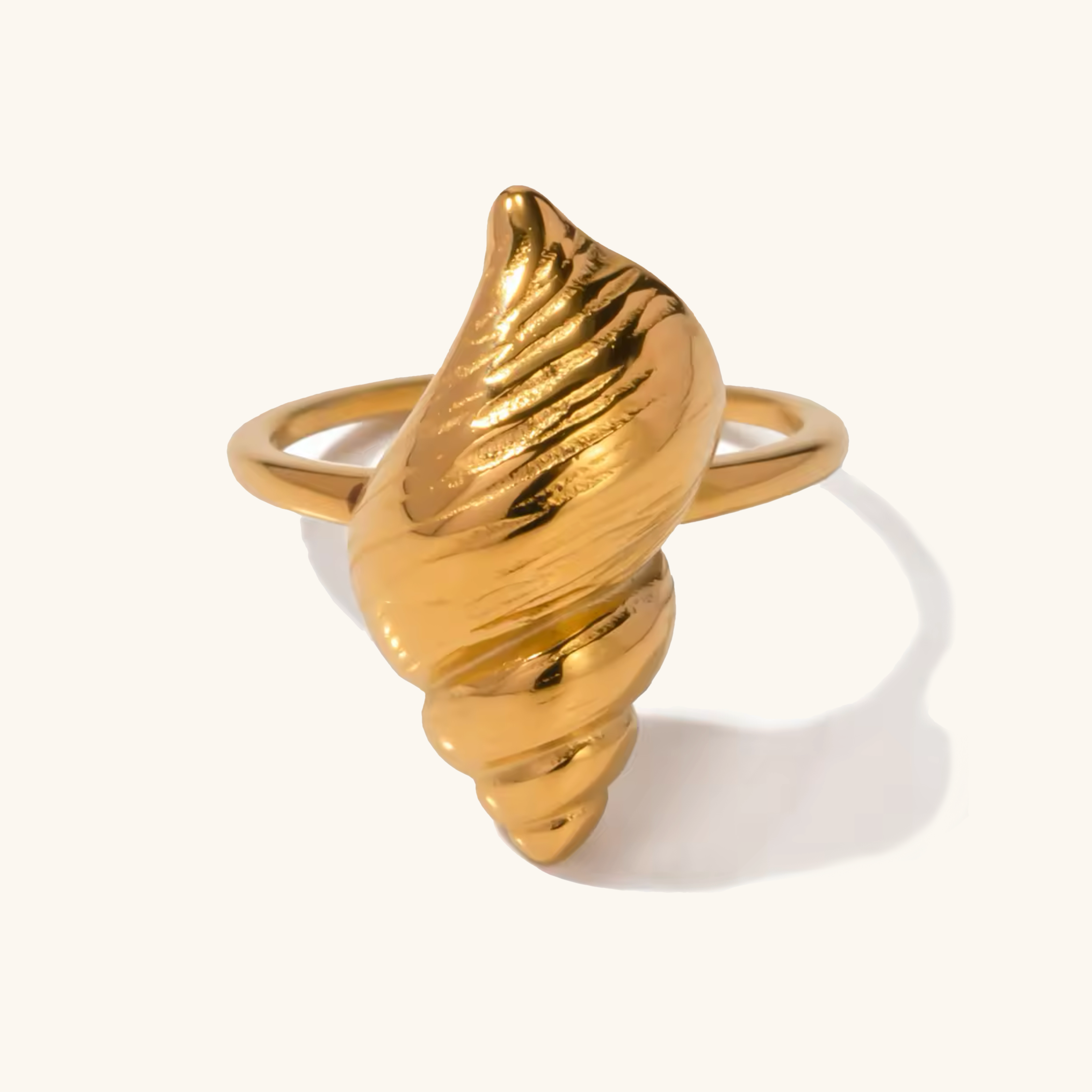 Ohana Havsnigle Gold Ring