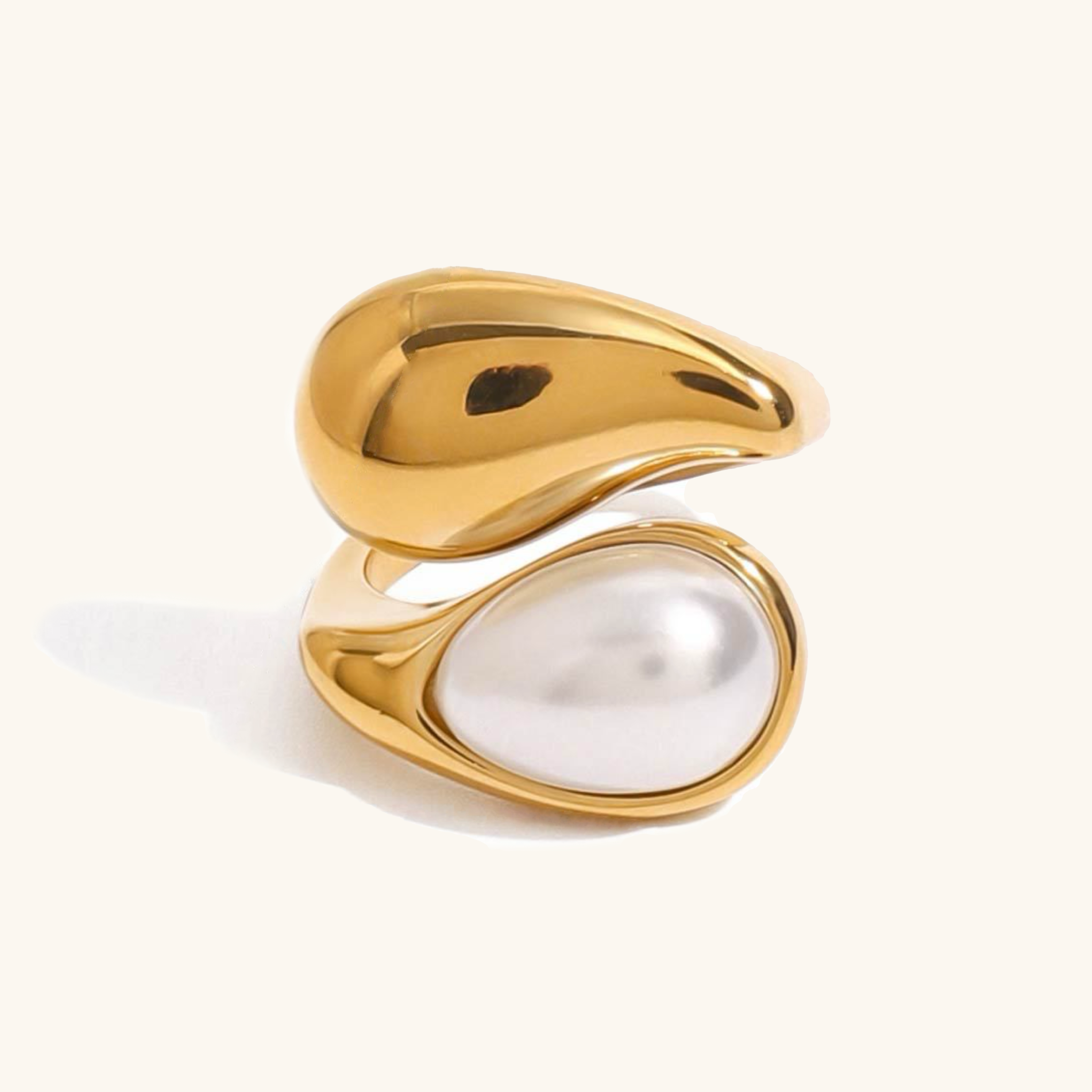 Amber Pearl Mara Ring