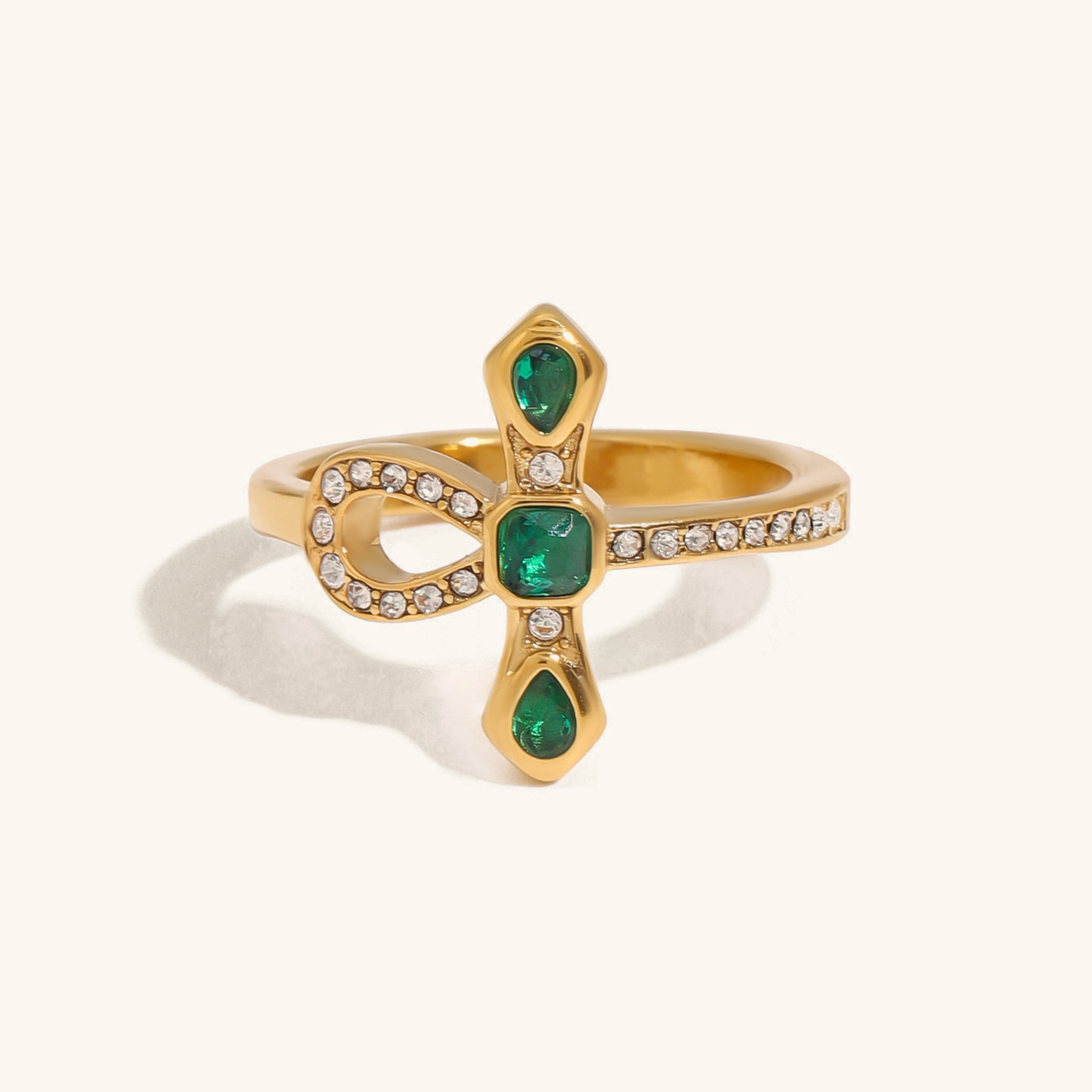 Joyful Diamond Knot Gold Band