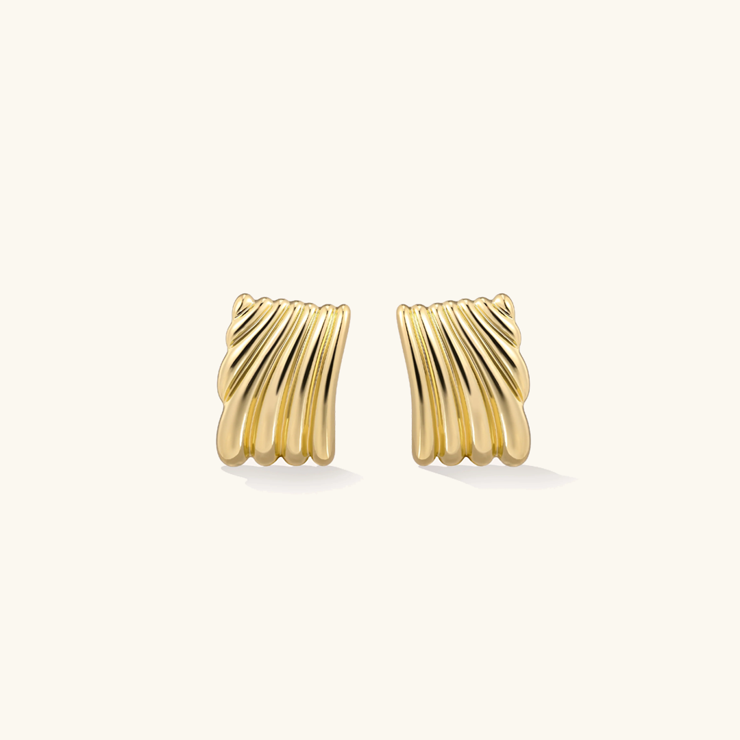 Alisa Gold Hoop Earrings