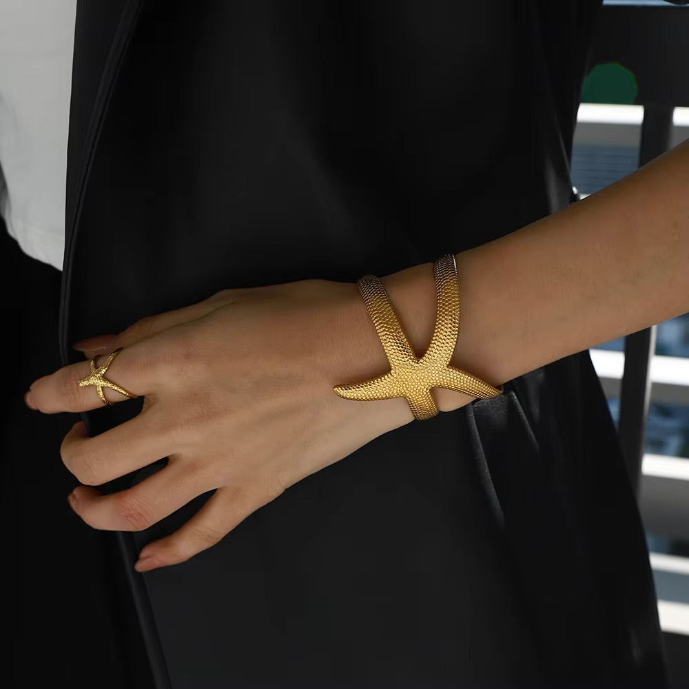 Annika Gull Sjøstjerne Armbånd