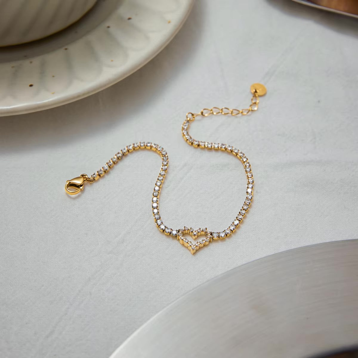 Patrice Diamanthjerte Bracelet