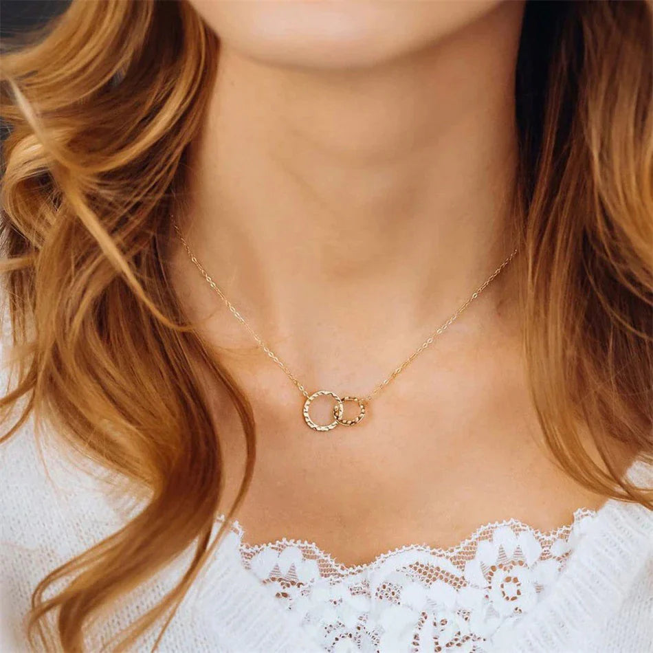 Isabelle Gull Hoop Necklace