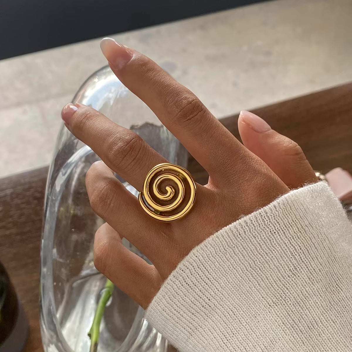 Christy Spiral Ring