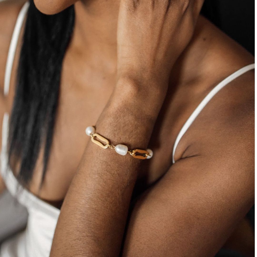 Janna Perlekjede Armbånd