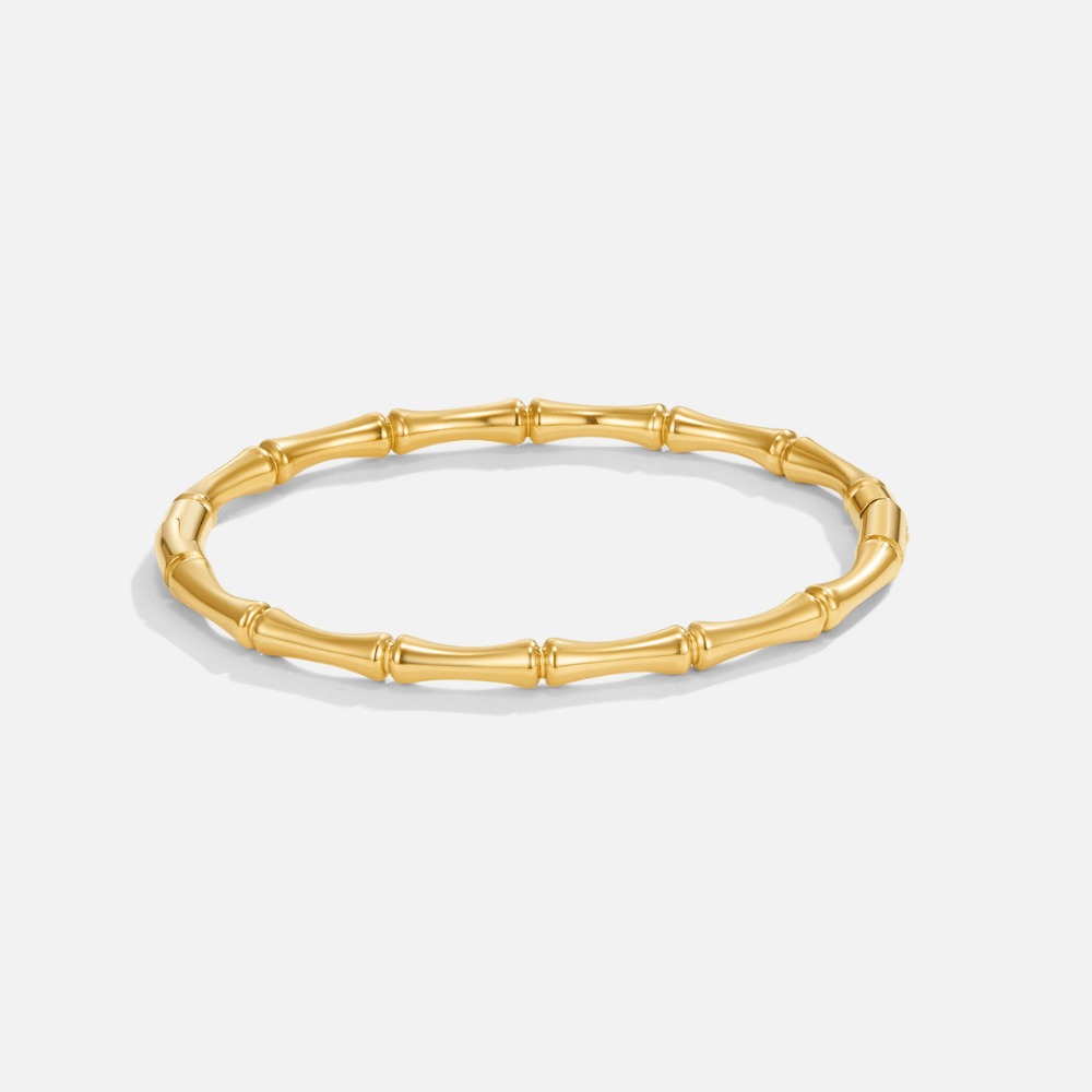 Ara Elegant Golden Bamboo Bangle