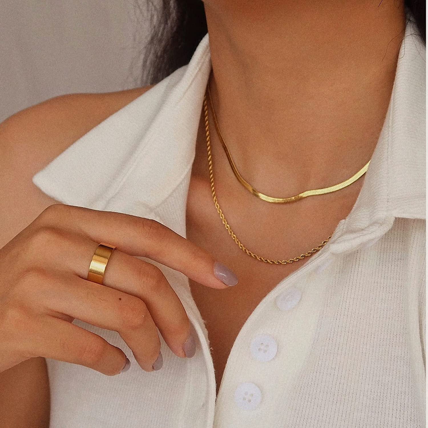 Hailey Laget Gold Necklace