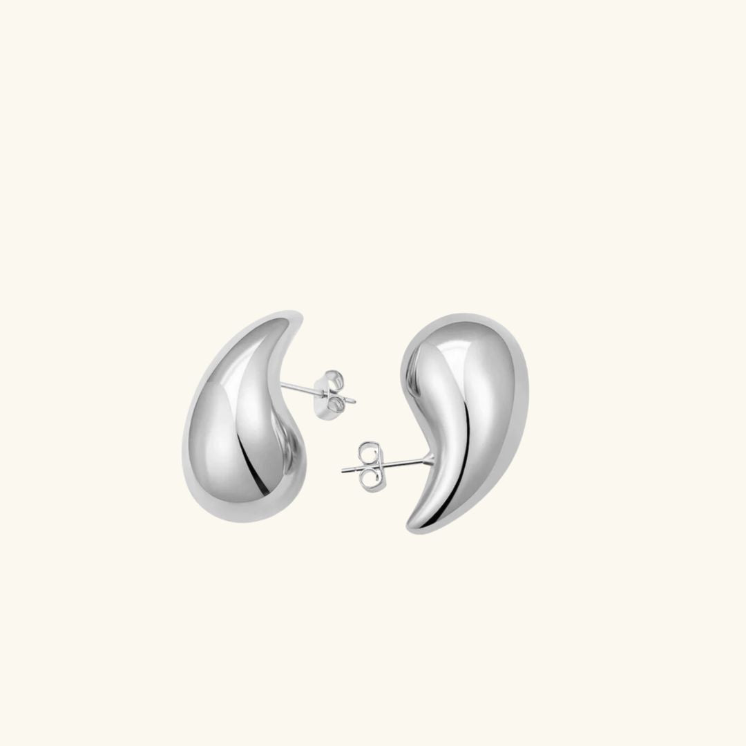 Sandra Tear-Drop Shaped Gold Earrings