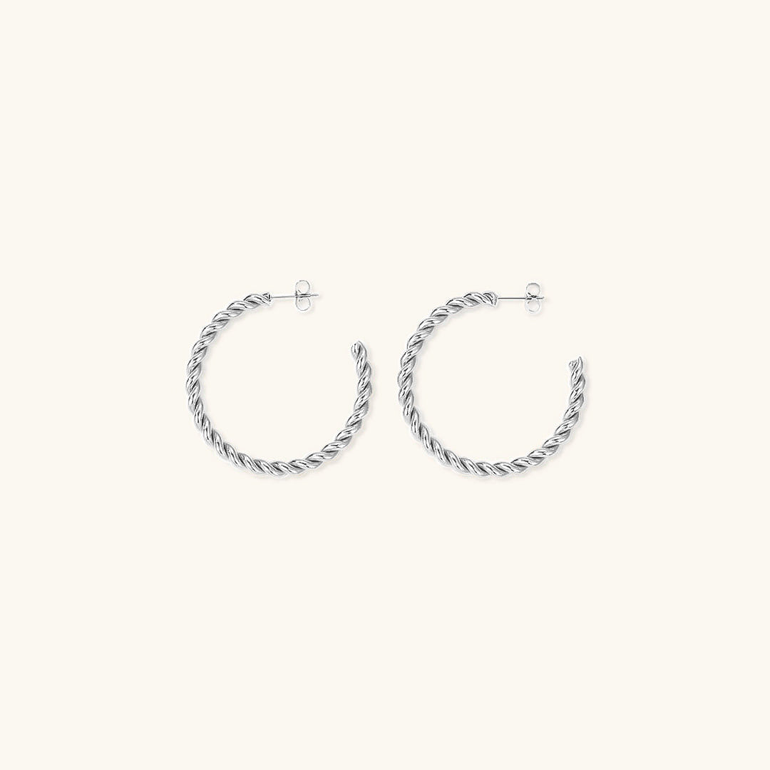 Gigi Twisted Hoop Earrings