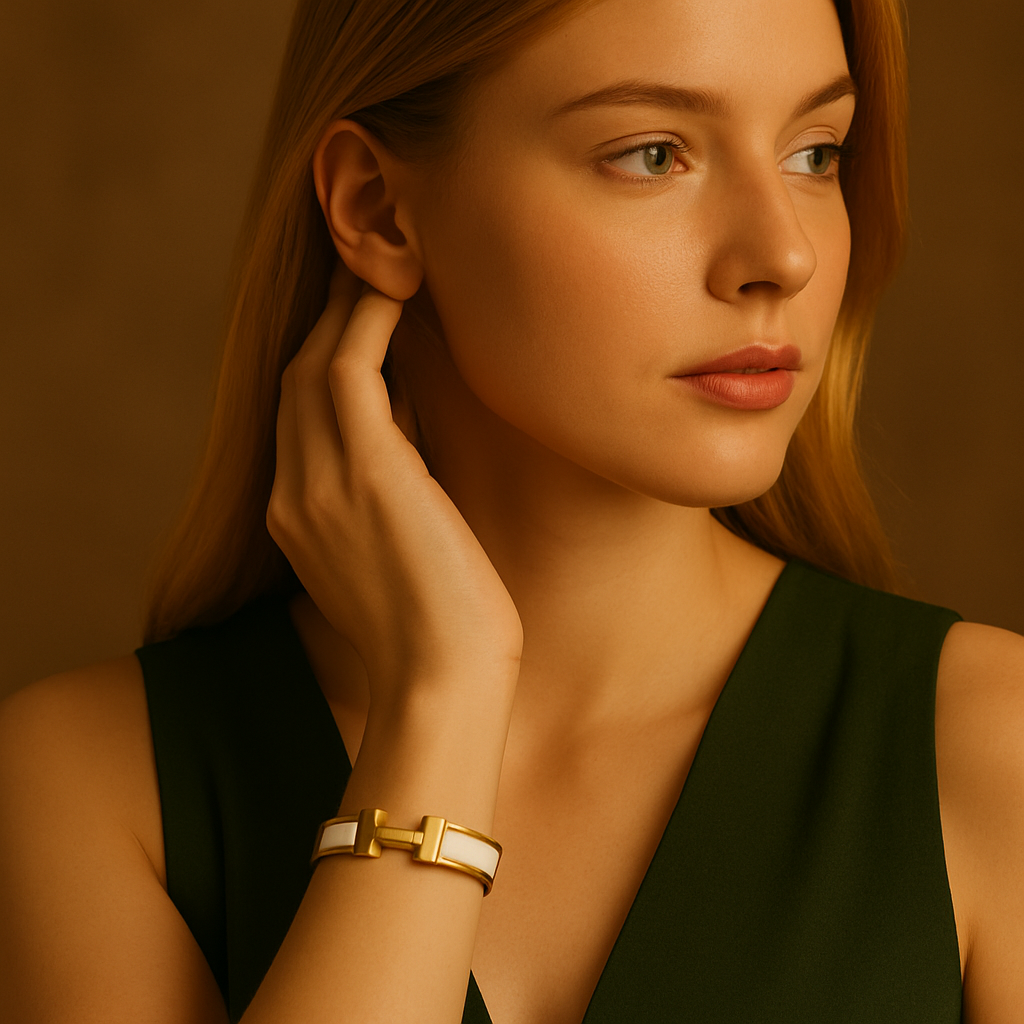 Stilrent 'H' Armbånd fra Helene