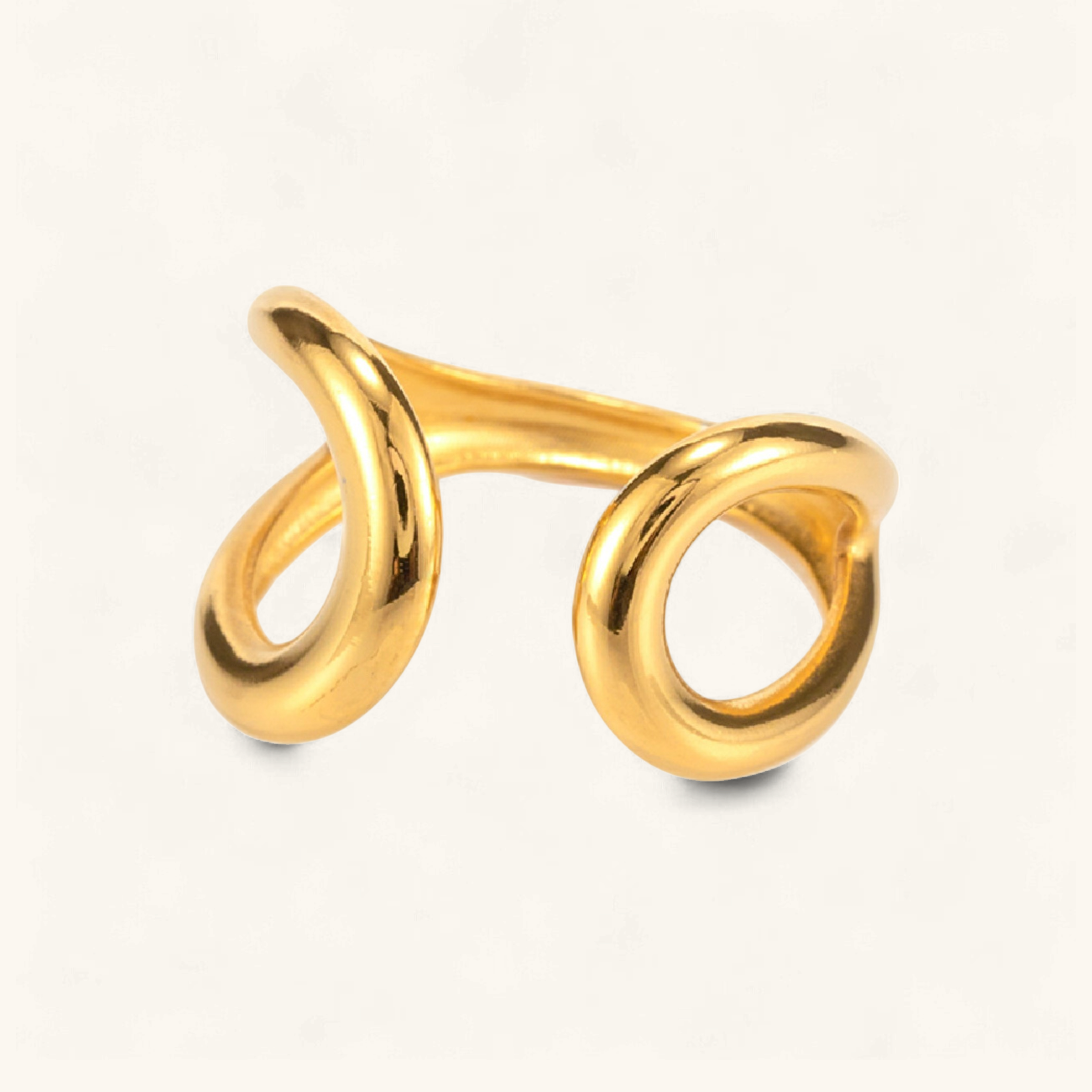 Twisted Band Ring by Jackie