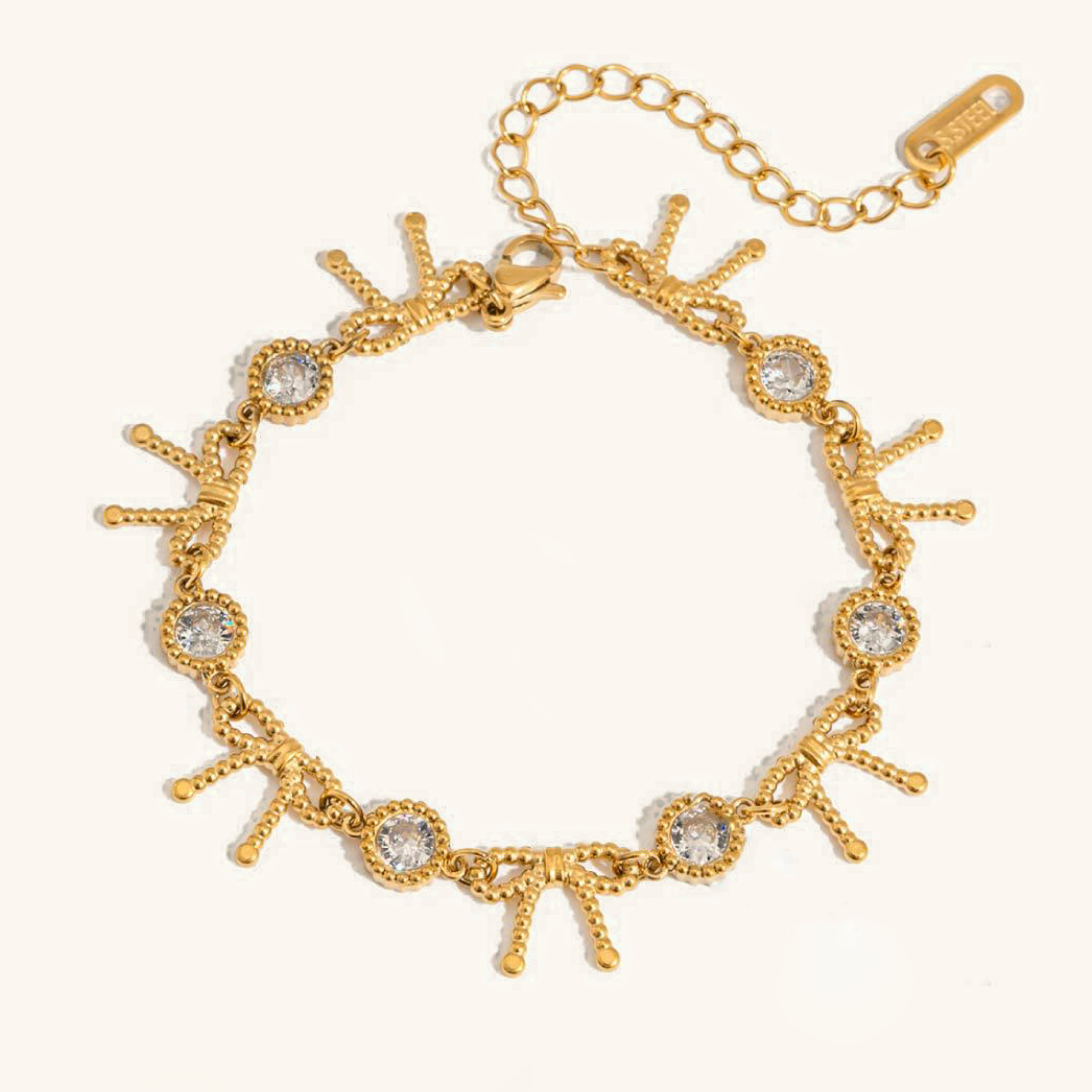 Honora Båndknute Diamantarmbånd