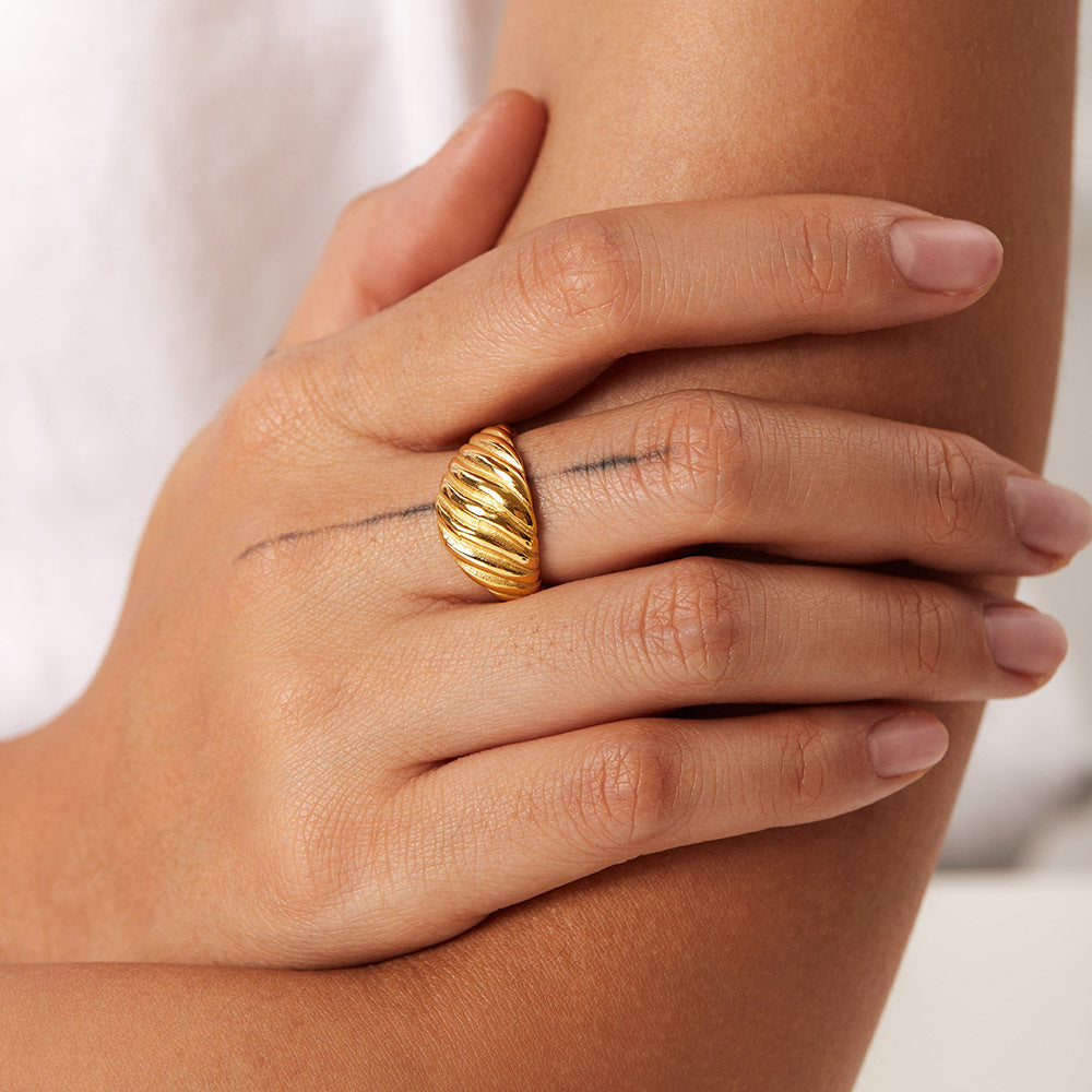 Mia Gull Croissant-Inspired Ring