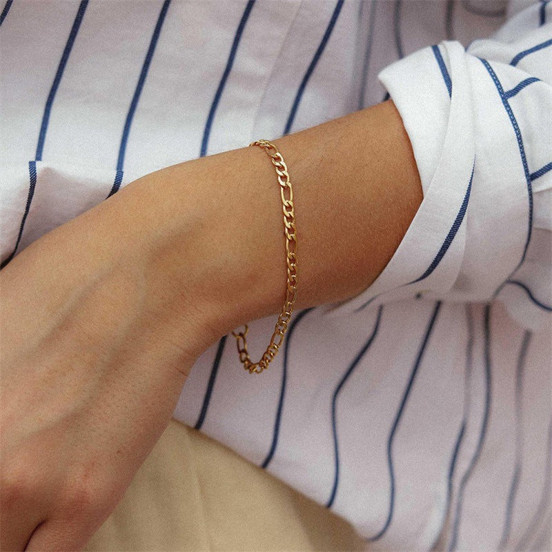 Saturn Gullkjede Armbånd
