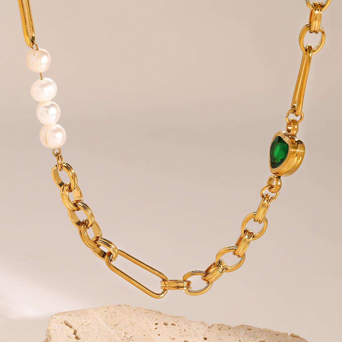 Maddison Pearl Chain Necklace