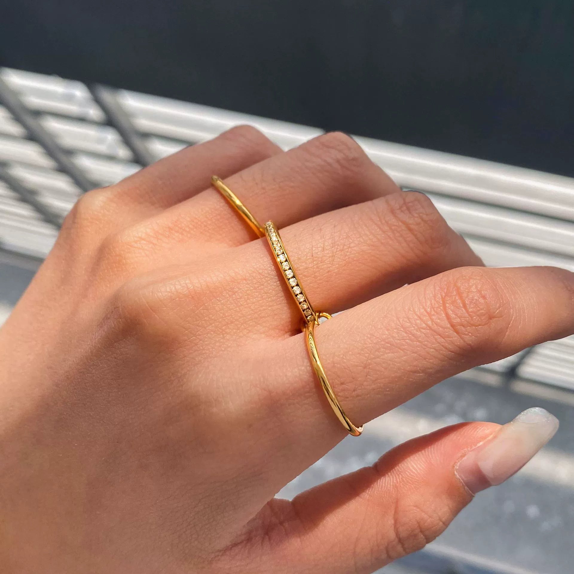 Guddommelig Diamantring Stabel