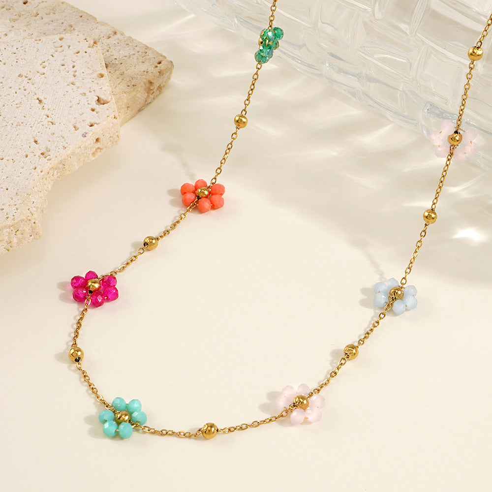 Azalea Floral Necklace