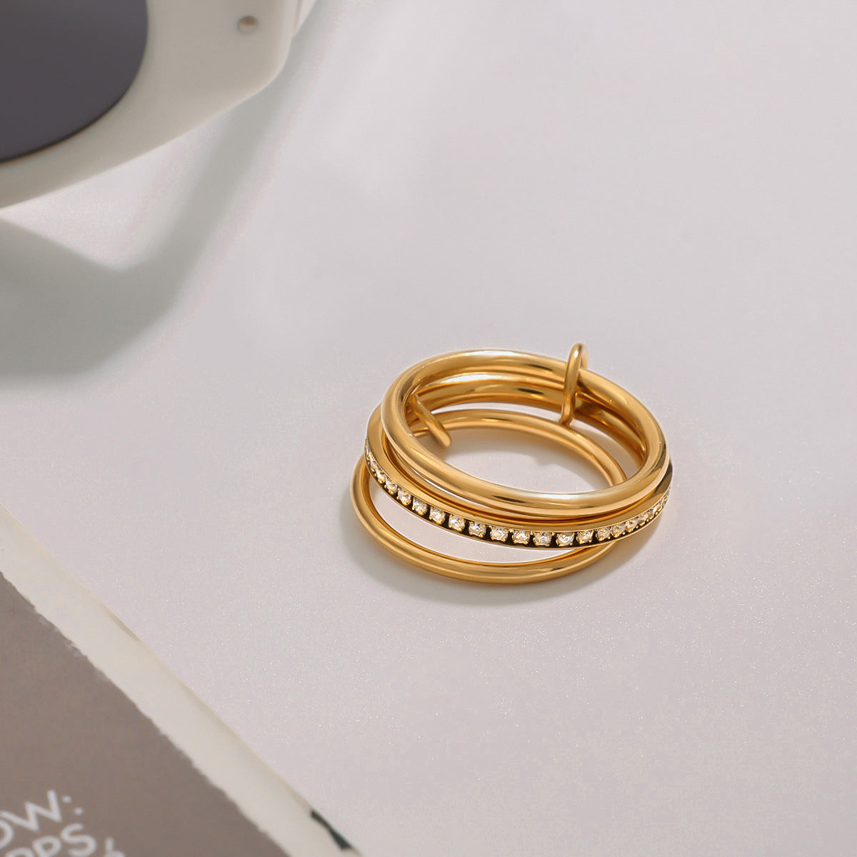 Guddommelig Diamantring Stabel