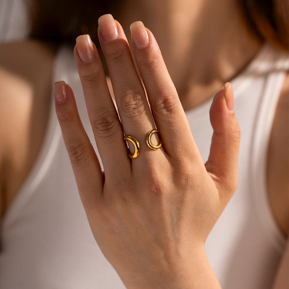 Twisted Band Ring by Jackie