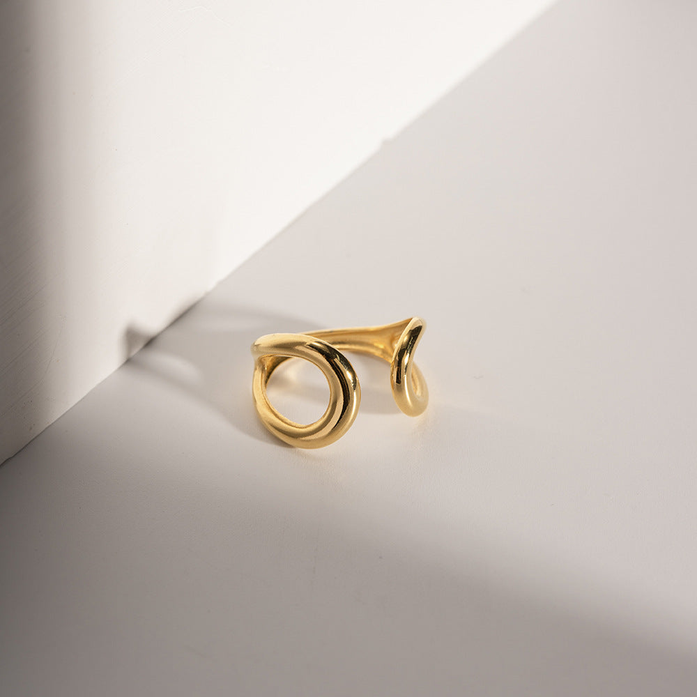 Twisted Band Ring by Jackie